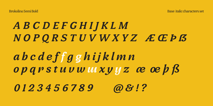 Brokolino Text Font Poster 4