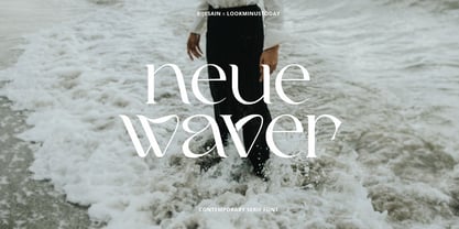 Neue waver Font Poster 1