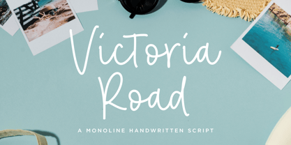 Victoria Road Font Poster 1