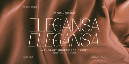 Elegansa Font Poster 1