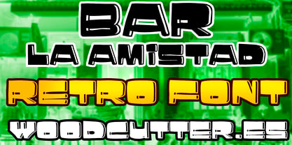 Bar La Amistad Font Poster 2