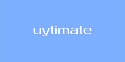 Uytimate Font Poster 1