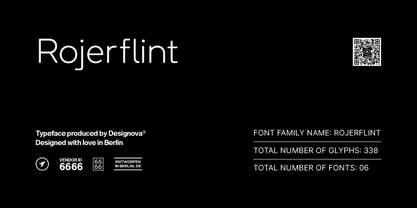 Rojerflint Font Poster 6