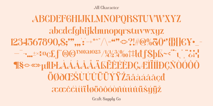 Adevas Font Poster 6