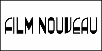 Film Nouveau JNL Font Poster 2