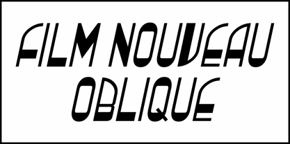 Film Nouveau JNL Font Poster 4