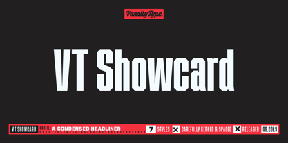 VT Showcard Font Poster 1