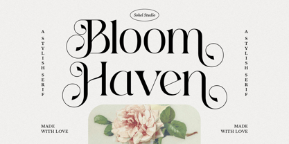 Bloom Haven Font Poster 1