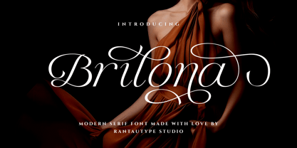 Brilona Font Poster 1