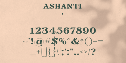 Ashanti Font Poster 9