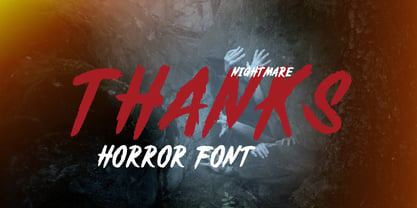 Night Fears Font Poster 4