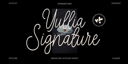 Yullia Signature Fuente Póster 1