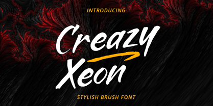 Creazy Xeon Font Poster 1