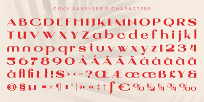 Coky Font Poster 10