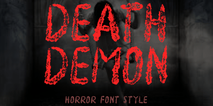Death Demon Font Poster 1