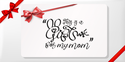 Gift Font Poster 9