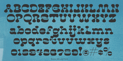 Barno Wooly Font Poster 3