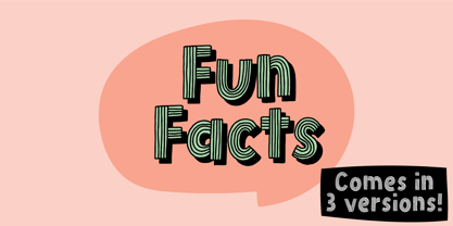 Fun Facts Font Poster 1