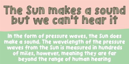 Fun Facts Font Poster 2