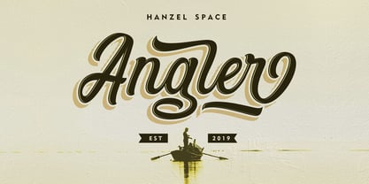 Angler Font Poster 1