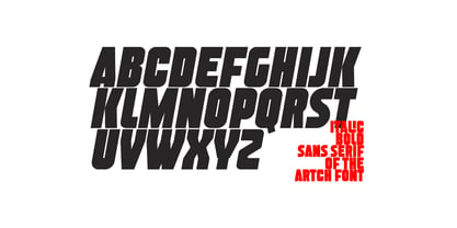 Artch Font Poster 4