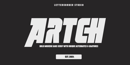 Artch Font Poster 1