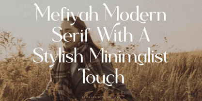 Mefiyah Font Poster 3