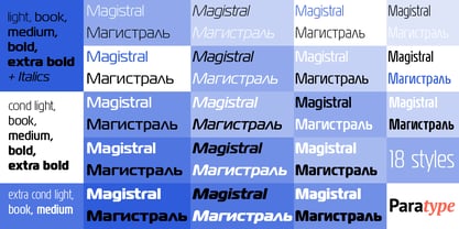 Magistral Font Poster 8