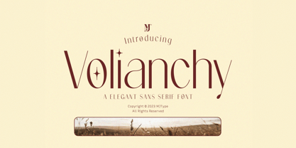 Volianchy Font Poster 1