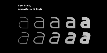 Gal Sans O Type Font Poster 6