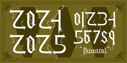 Alitun incanor Font Poster 6