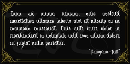 Alitun incanor Font Poster 7