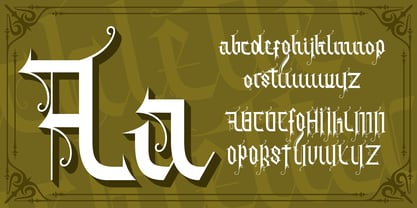 Alitun incanor Font Poster 4