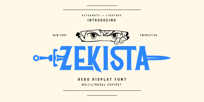 Zekista Font Poster 1