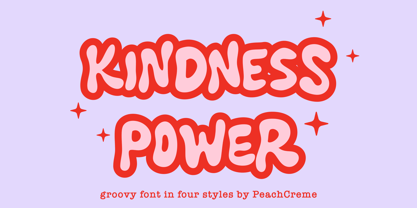 Kindness Power Font Poster 1