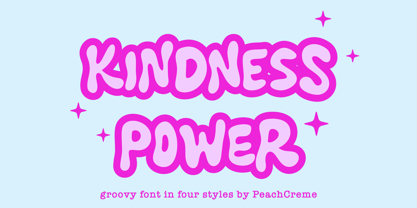 Kindness Power Font Poster 10