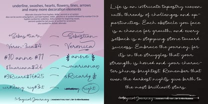 Magical Journey Font Poster 4