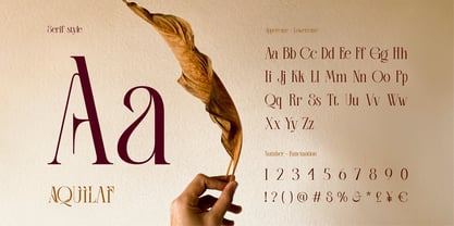 Aquilaf Font Poster 2