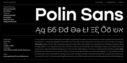 Polin Sans Font Poster 1