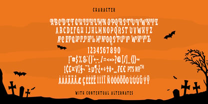 Holla Halloween Font Poster 3