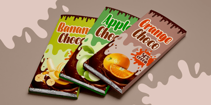 Apple Chunky Fuente Póster 4