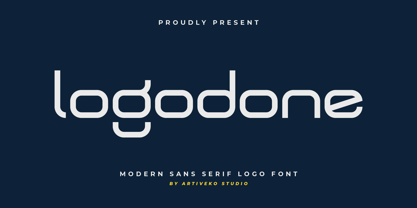 Logodone Font Poster 1