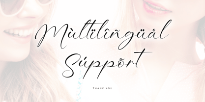 Whispering Signature Font Poster 11