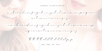 Whispering Signature Font Poster 10