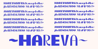 Hareva Font Poster 8