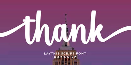 Laythis Font Poster 7