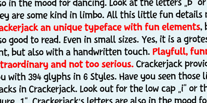 Crackerjack Font Poster 8