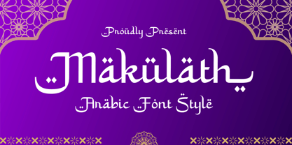 Makulath Font Poster 1