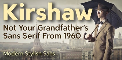 Kirshaw Font Poster 1