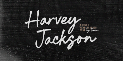 Harvey Jackson Font Poster 1